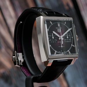 TAG Heuer Monaco Purple Dial Édition Limitée 500 Pcs -2022- Réf.CBL2118.FC6518 Cal.Heuer 02  -2022-