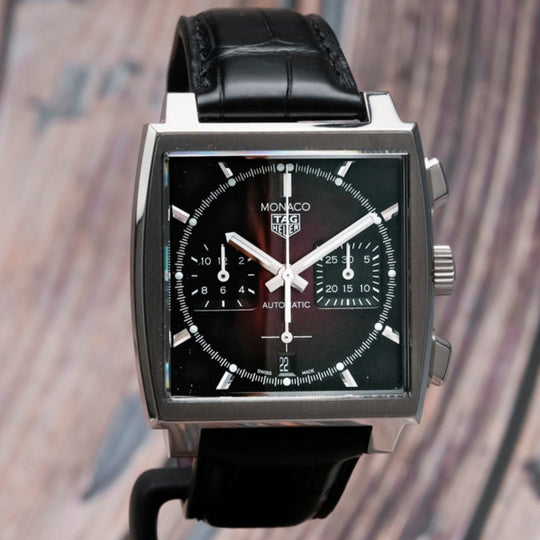 TAG Heuer Monaco Purple Dial Édition Limitée 500 Pcs -2022- Réf.CBL2118.FC6518 Cal.Heuer 02  -2022-