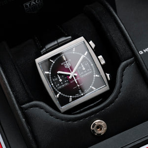 TAG Heuer Monaco Purple Dial Édition Limitée 500 Pcs -2022- Réf.CBL2118.FC6518 Cal.Heuer 02  -2022-