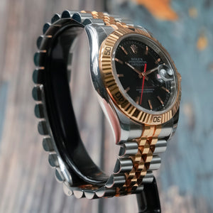Rolex Oyster Perpetual Datejust Turn-O-Graph Acier Inoxydable & Or Rose 18kts -2006- Réf.116261 Cal.3135 -2006-