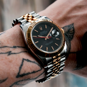 Rolex Oyster Perpetual Datejust Turn-O-Graph Acier Inoxydable & Or Rose 18kts -2006- Réf.116261 Cal.3135 -2006-
