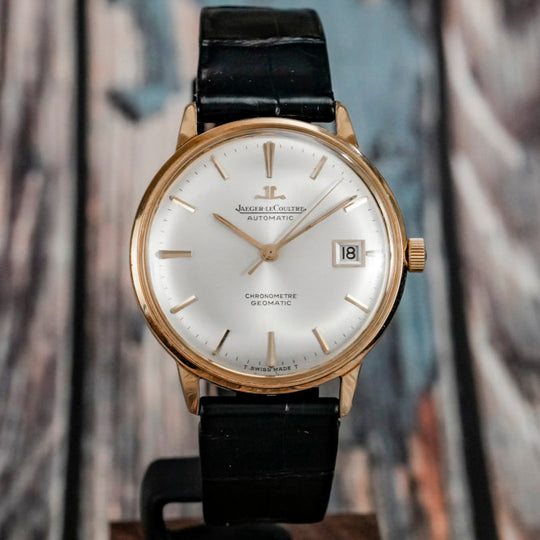 Jaeger LeCoultre Chronomètre Geomatic 36 mm Or Jaune 18kts -1964- Réf.E398/1 Cal.Automatique -1964-