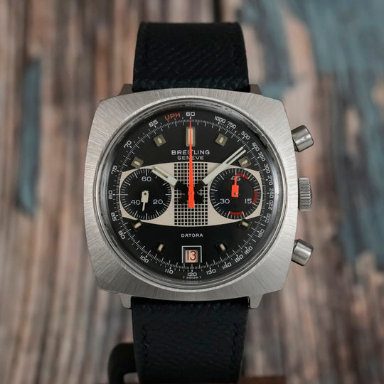 Breitling Chronographe Datora Acier Inoxydable -1969- Réf.2030 Cal.Valjoux 7734 -1970-
