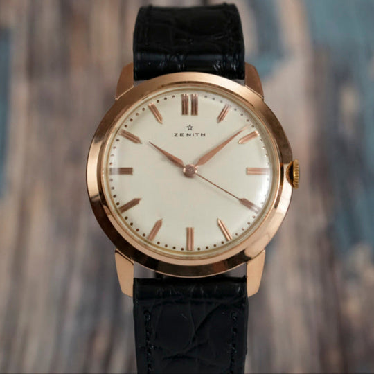 Zenith Calatrava Or Rose 18kts -1960- Réf.74964 Cal.Zenith 106-50-6  -1960-