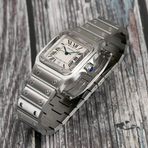 Cartier Santos Galbée Acier -2000- Réf.1564 Cal.Quartz -2000-