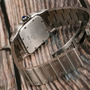 Cartier Santos Galbée Acier -2000- Réf.1564 Cal.Quartz -2000-