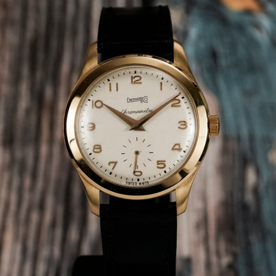 Eberhard & Co. Chronomètre Or Jaune18kts -1960- Réf.147668 Cal.975 -1960-