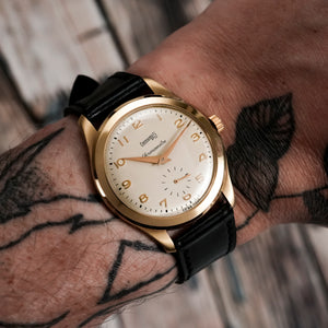 Eberhard & Co. Chronomètre Or Jaune18kts -1960- Réf.147668 Cal.975 -1960-