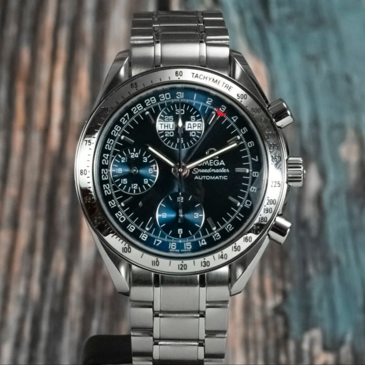OMEGA speed master デイト OMEGA オメガ スピードマスター デイト クロノグラフ 自動巻 95