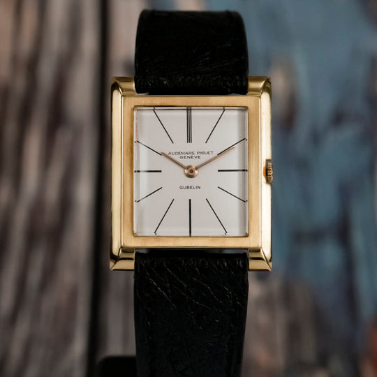 Audemars Piguet Tank Or Jaune 18kts Double Signature "Gubelin" -1962- Réf.15363 Cal.2003 -1962-