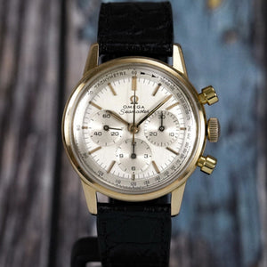Omega  Chronographe Seamaster Cal.321 or jaune 18kts -1965- Réf.105004 Cal.321 -1965-