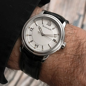 Blancpain Leman Ultra Slim Date Réf.2100 Cal.Piguet Auto -1995-