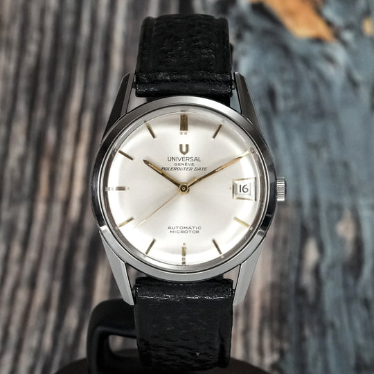 Universal Genève Polerouter Date -1959- Réf.204602/5 Cal.Microtor Automatique 215-2   -1959-