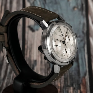 Wakmann Chronographe 37 mm Acier Inoxydable -1955- Réf.Na Cal.Venus 178 -1947-