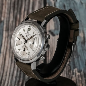 Wakmann Chronographe 37 mm Acier Inoxydable -1955- Réf.Na Cal.Venus 178 -1947-