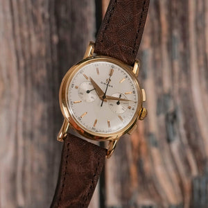 Omega Chronographe Deux Compteurs Or Jaune 18kts -1951- Réf.2380 Cal.Omega 320 (Lemania CH27)  -1951-