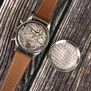 PHILIPPE WATCH Chronographe Amagnetic Spillman Case -1948- Réf.2501 Cal.Valjoux 22 -Circa 1950-