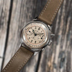 PHILIPPE WATCH Chronographe Amagnetic Spillman Case -1948- Réf.2501 Cal.Valjoux 22 -Circa 1950-