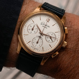 Glashütte Origina Senator Chronographe Automatique Or Rose 18Kts -2002- Réf.39-31-04-02-04 Cal.GO39-31 -2002-