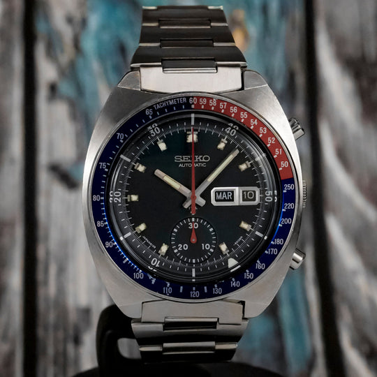 Seiko Chronographe Pogue Pepsi -1977- Réf.6139 -6005 Cal.6139 -1977-