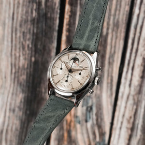 Universal Genève Chronographe Tri-Compax calendrier complet phases de lune -1956- Réf.22297-3 Cal.281 -1956-