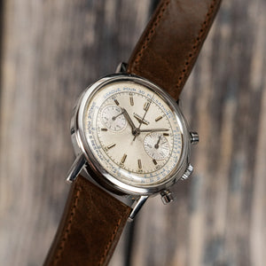 Longines Chronographe Flyback Pulsomètre Acier Inoxydale -1965- Réf.7413 2 Cal.30CH -1965-