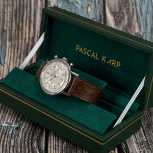 Longines Chronographe Flyback Pulsomètre Acier Inoxydale -1965- Réf.7413 2 Cal.30CH -1965-