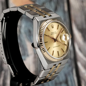 Rolex Datejust Oysterquartz or/acier Réf.17013 Cal.5035  -1979-