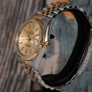 Rolex Oyster Perpetual Datejust Or & Acier 36 mm -1996- Réf.16233 Cal. 3135 -1996-