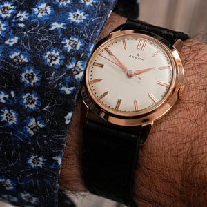 Zenith Calatrava Or Rose 18kts -1960- Réf.74964 Cal.Zenith 106-50-6  -1960-