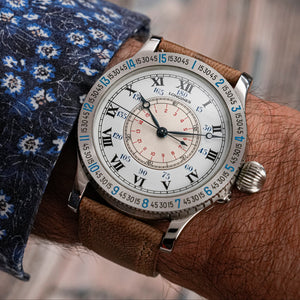 Longines Lindbergh Angle Horaire Edition Limitée 0619/1000 -1985- Réf.876.5238 Cal.876.2 -1985-