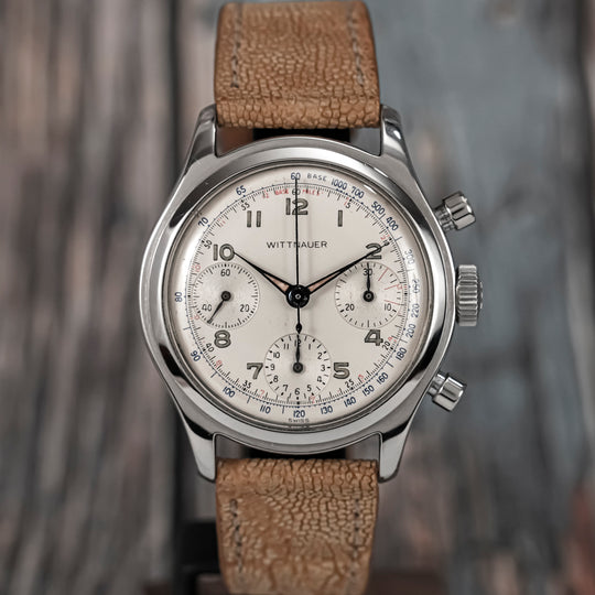 Wittnauer / Longines Chronographe Acier Valjoux 72 -1960- Réf.800 Cal.Valjoux 72 -1960-