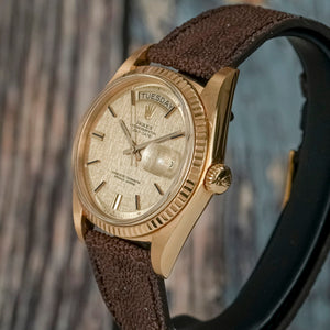 Rolex Day-Date Or Jaune 18kts Cadran OT Pie Pan Lin -1975- Réf.1803 Cal.1556 -1975-