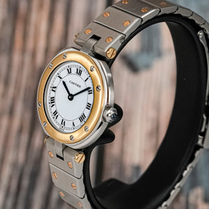 Cartier Lady Santos Vendome Ronde Or/Acier -1990- Réf.8191 Cal.Quartz Cartier / Ebel 157 -1990-