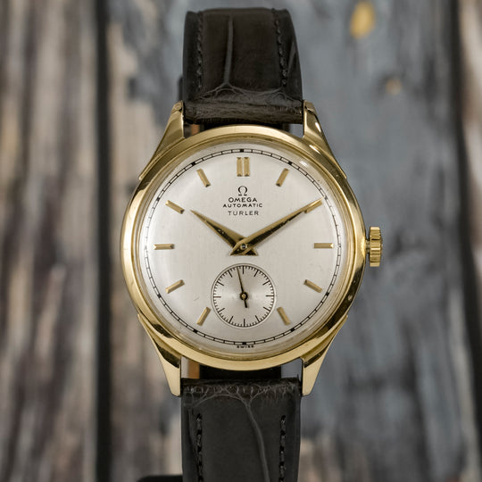 Omega Double Signature Türler Or Jaune 18kts Réf.2374 Cal.30.10.RAPC -1944-