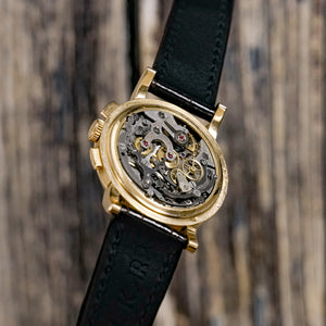 Omega Chronographe or Jaune 18kts -1947- Réf.2550 Cal.321/ lemania 27ch C12 -1947-