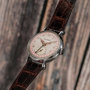 Jaeger LeCoultre Triple Date Acier Inoxydable -1945- Réf.2721 Cal.P484/A -1945-