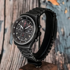 Porsche Design Chronographe GMT Military PVD 3H -1980- Réf.7177 Cal.Lemania 5100 -1980-