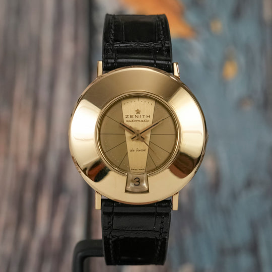 Zenith "Keyhole" Automatique or jaune 18 kts -1965- Réf.A6621 Cal.2542 PC -1962-