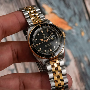 Tudor  Prince Oyster Date Mini-Sub Or/Acier -1995- Réf.73091 Cal.Tudor/ETA 2671 -1995-