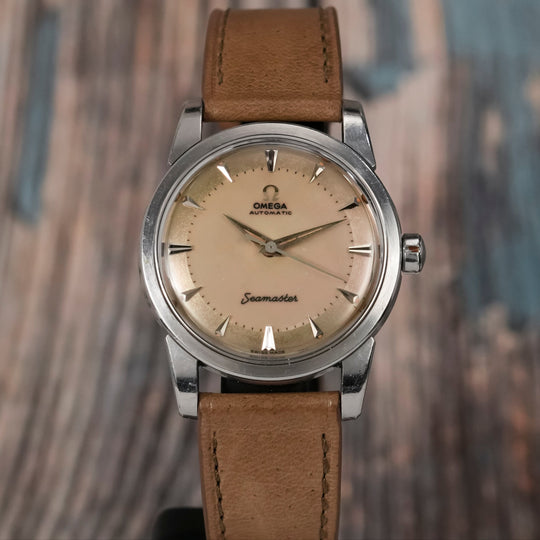 Omega Seamaster Automatique Acier Inoxydable Cadran Saumon -1957- Réf.2848 SC Cal.501 -1957-