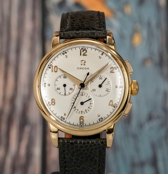 Omega Chronographe Jumbo Or Jaune 18K -1951- Réf.2466 Cal.321 -1951-