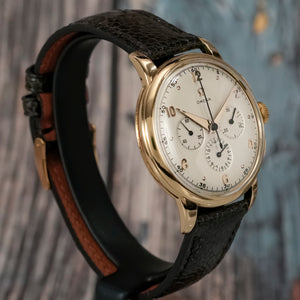Omega Chronographe Jumbo Or Jaune 18K -1951- Réf.2466 Cal.321 -1951-