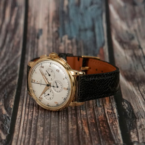 Omega Chronographe Jumbo Or Jaune 18K -1951- Réf.2466 Cal.321 -1951-