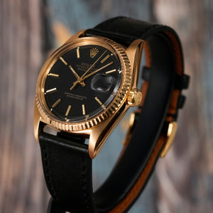 Rolex Oyster Perpetual Datejust 36 or jaune 18 K -1979- Réf.1601 Cal.1570 -1979-