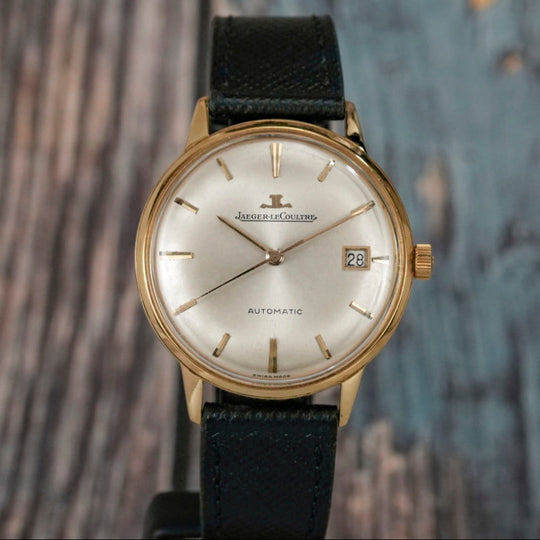 Jaeger LeCoultre Calatrava automatique/date  or jaune 18 K -1968- Réf.E393 Cal.K881 -1968-