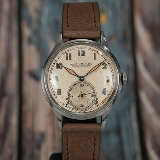 Jaeger LeCoultre Calatrava type militaire acier inoxydable -1946- Réf.NA Cal.469/A -1946-