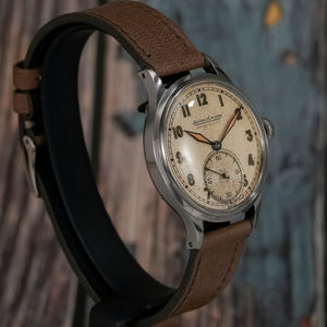 Jaeger LeCoultre Calatrava type militaire acier inoxydable -1946- Réf.NA Cal.469/A -1946-