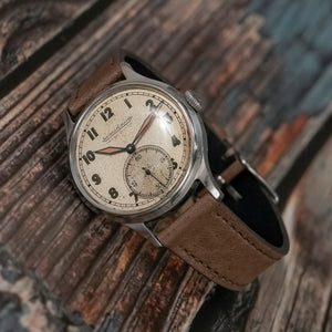 Jaeger LeCoultre Calatrava type militaire acier inoxydable -1946- Réf.NA Cal.469/A -1946-
