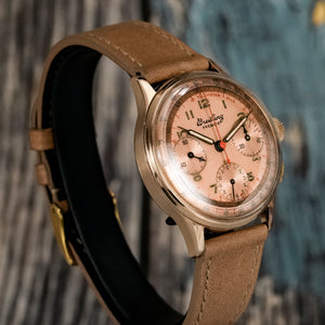 Breitling Premier or rose 18K -1946- Réf.787 Cal.Venus 178 -1946-